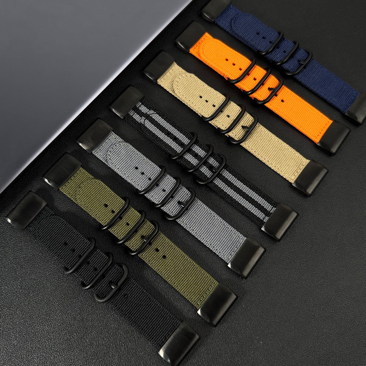 Canvas Strap Watch - 22/26mm Durable Nylon Canvas Sports Watch
