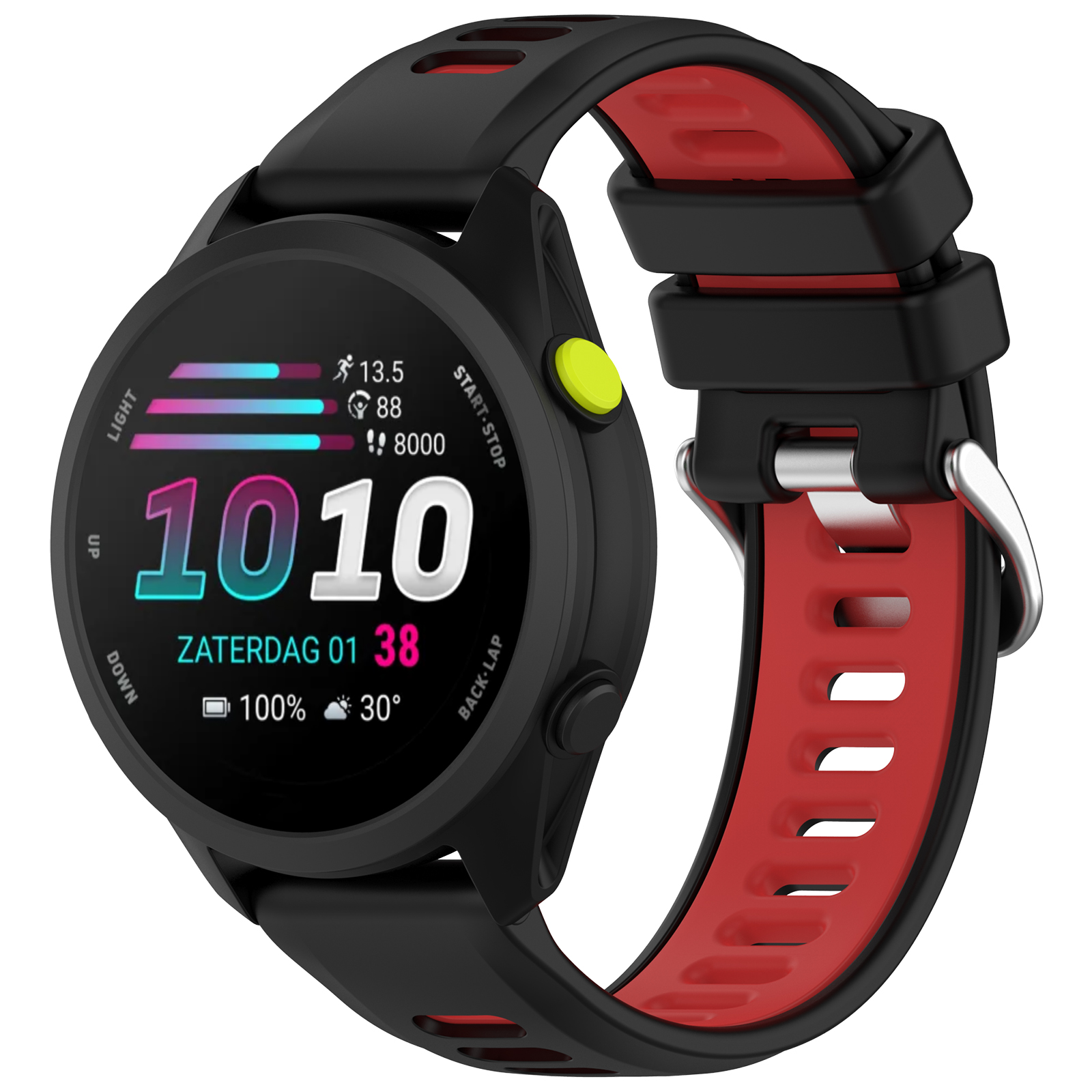 Dual-Color Silicone Sport Watc – обзор и цена Silicone Watch Band 22Mm