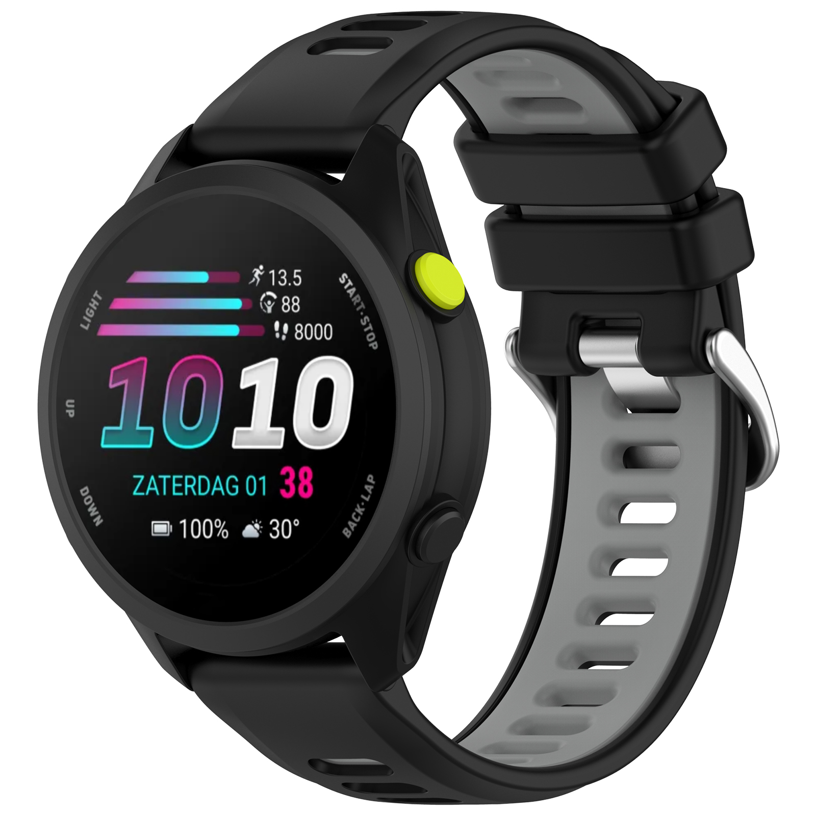 Dual-Color Silicone Sport Watc – обзор и цена Silicone Watch Band 22Mm