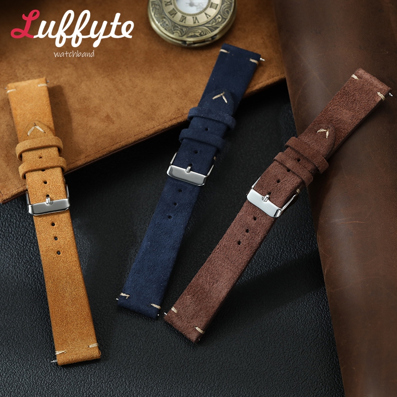 Vintage Suede Leather Watch Ba – обзор и цена Suede Strap Watch