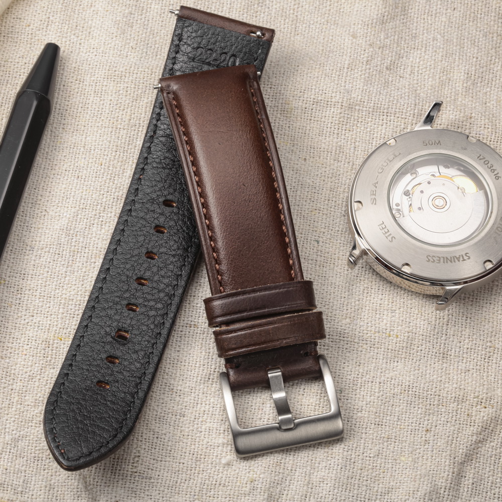Hemsut Watch Bands Genuine Lea – обзор и цена Leather Strap Quick Release