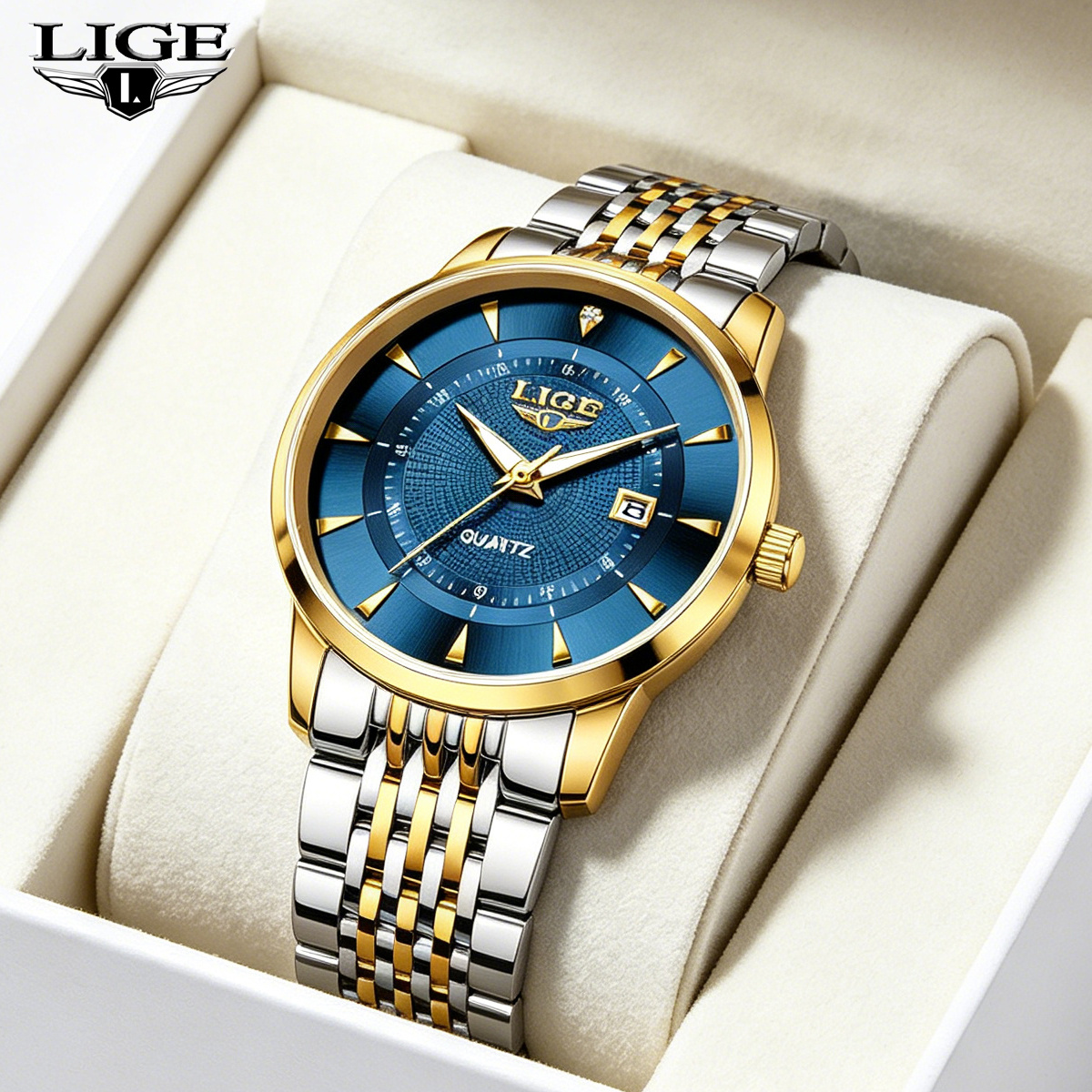LIGE New 2026 Luxury Man Watch – обзор и цена Stainless Bracelet Diver