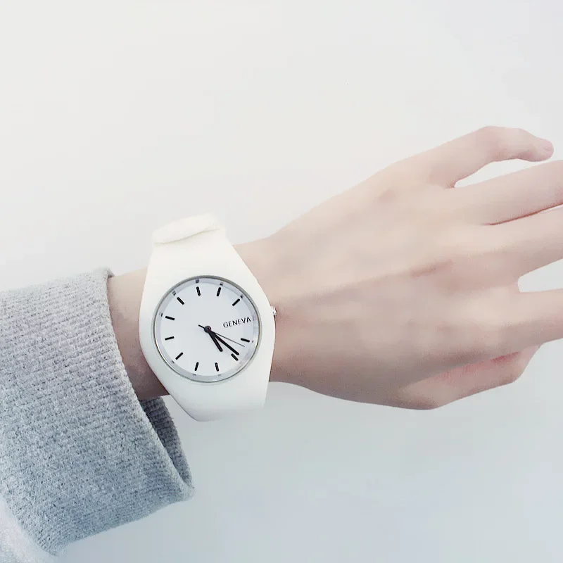 Men watch Women Cream Color Ul – обзор и цена Silicone Band Women