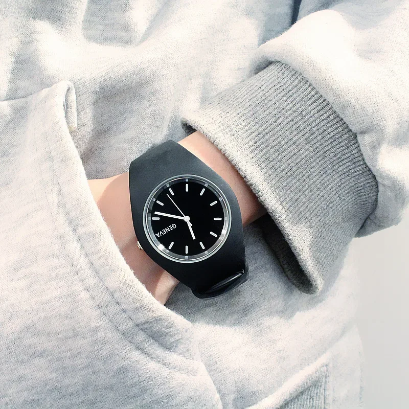 Men watch Women Cream Color Ul – обзор и цена Silicone Band Women