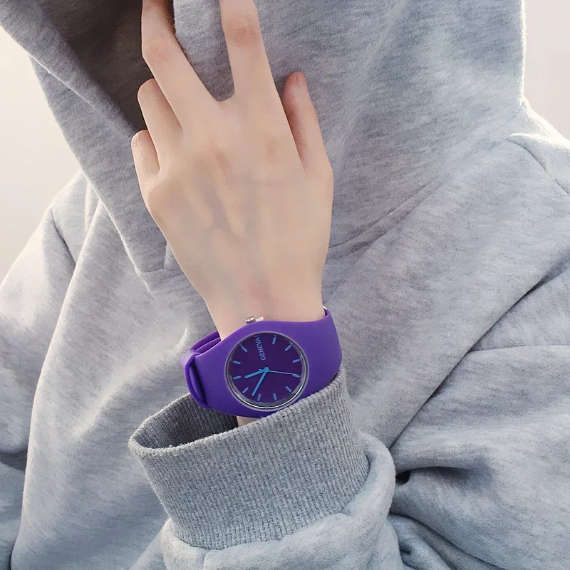 Men watch Women Cream Color Ul – обзор и цена Silicone Band Women