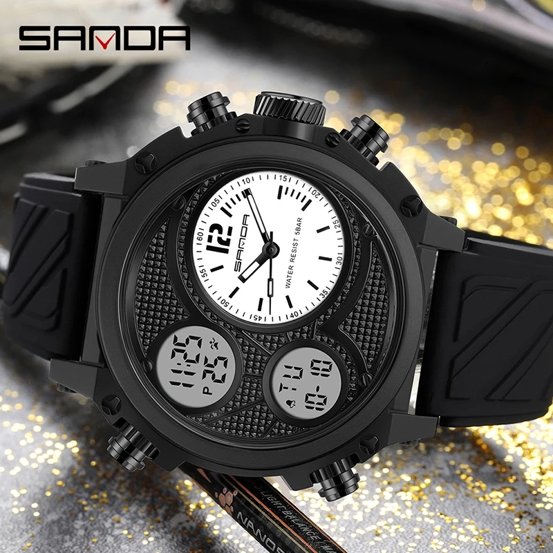 SANDA 3002 Brand Men's Dual Ti – обзор и цена Tropic Strap Vintage