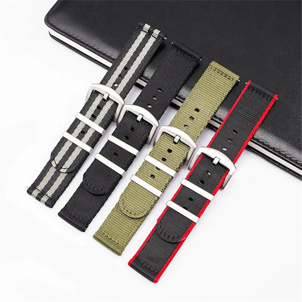 18/20/22/24mm Nylon Strap Men  – обзор и цена Canvas Strap Watch
