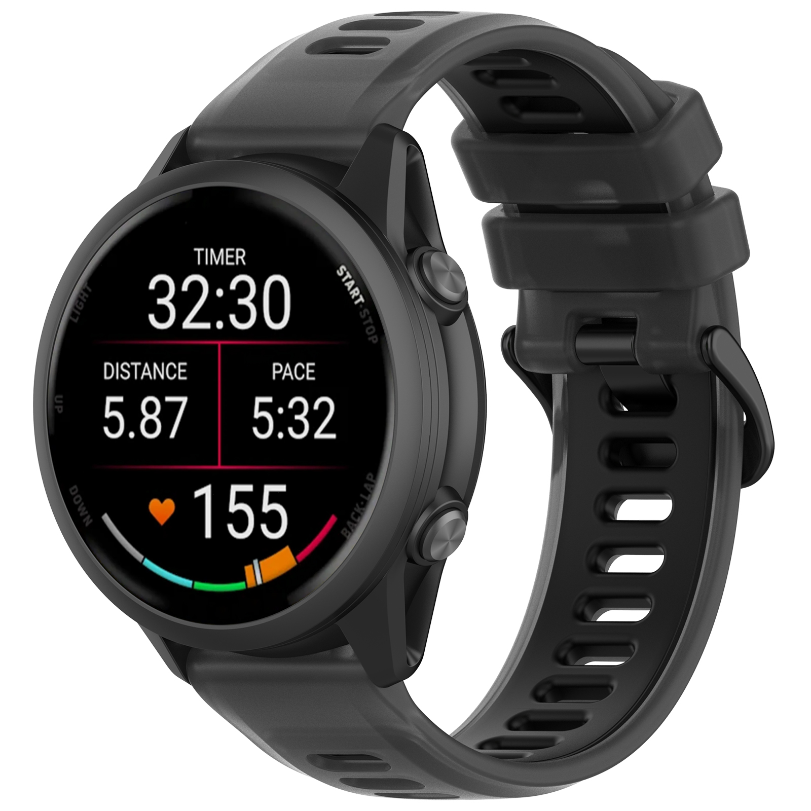 22mm 20mm Transparent Two-Tone – обзор и цена Silicone Watch Band 22Mm
