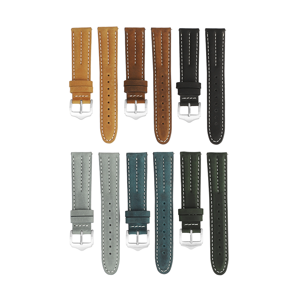 Vintage Crazy Horse Leather Wa – обзор и цена Leather Strap Quick Release