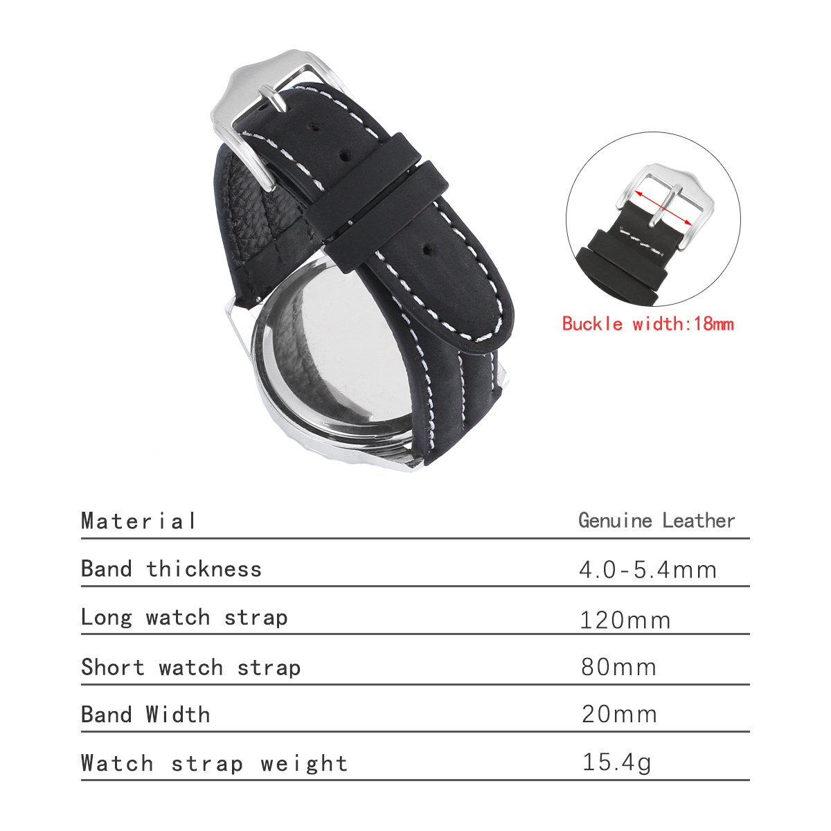 Vintage Crazy Horse Leather Wa – обзор и цена Leather Strap Quick Release