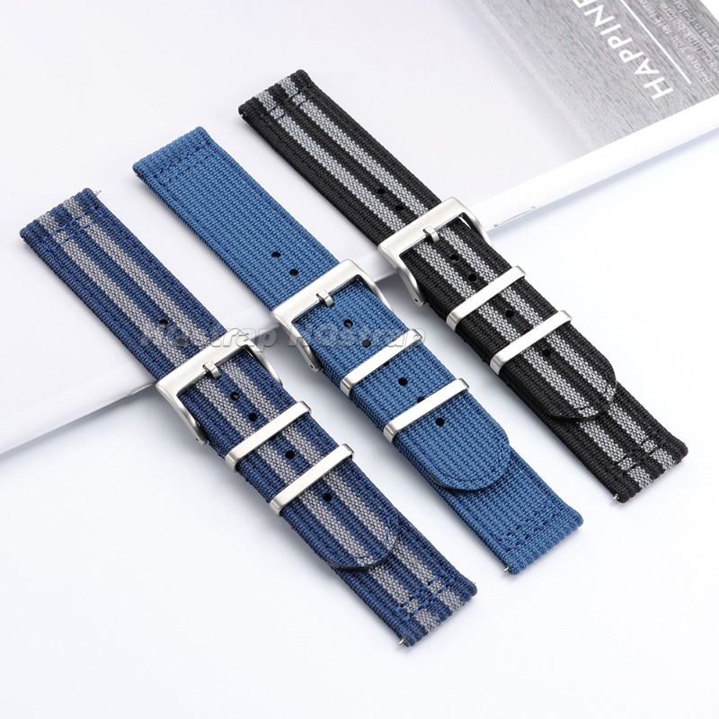 20mm 22mm Woven Nylon Strap fo – обзор и цена Canvas Strap Watch