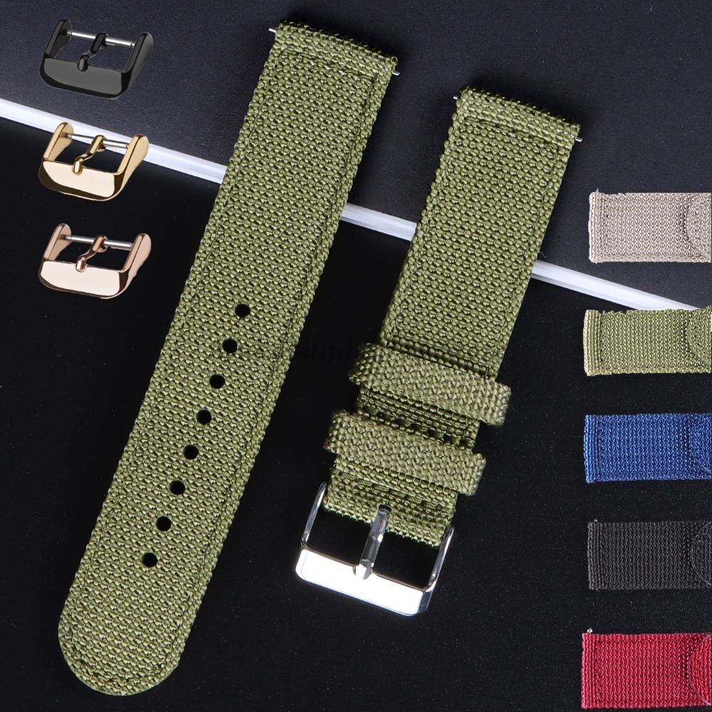 18 20 22 24mm Nylon Canvas Str – обзор и цена Nato Strap Nylon