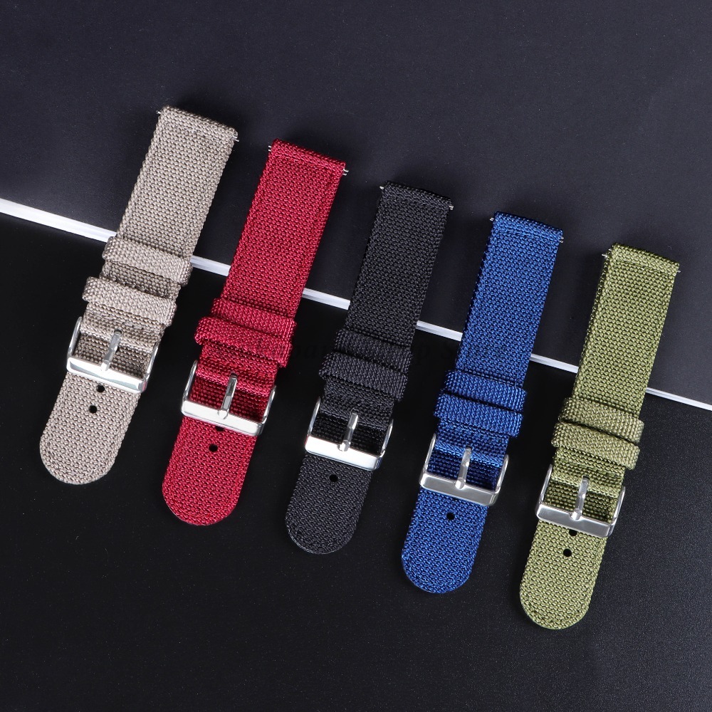 18 20 22 24mm Nylon Canvas Str – обзор и цена Nato Strap Nylon