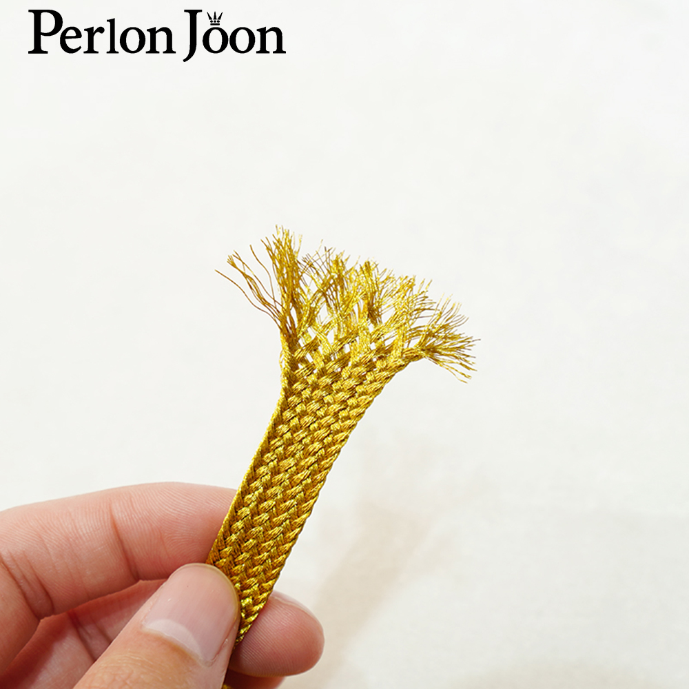 10yards Gold  thread strap web – обзор и цена Perlon Strap Woven