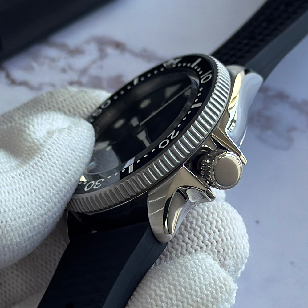 YEJIAOLAN 38mm NH36 Black Dial – обзор и цена Rubber Strap Diver