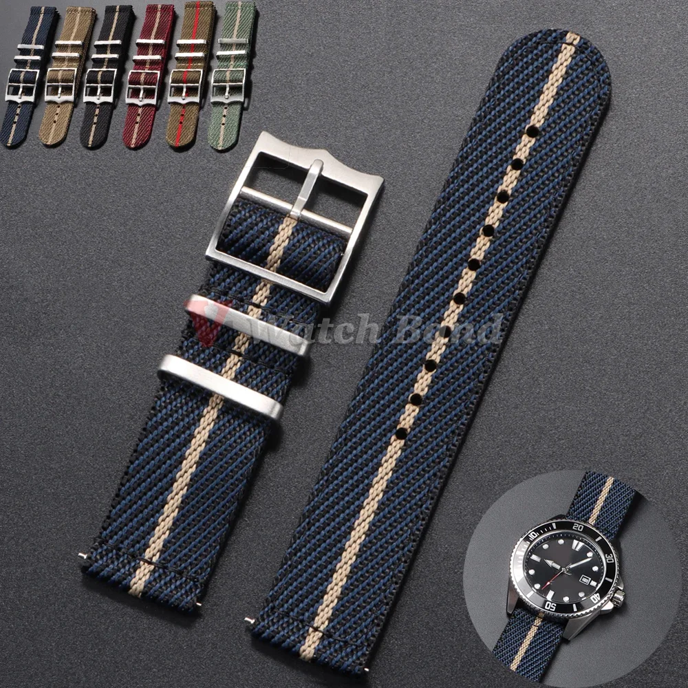 20 22mm Nylon Strap for Tudor  – обзор и цена Nato Strap Nylon