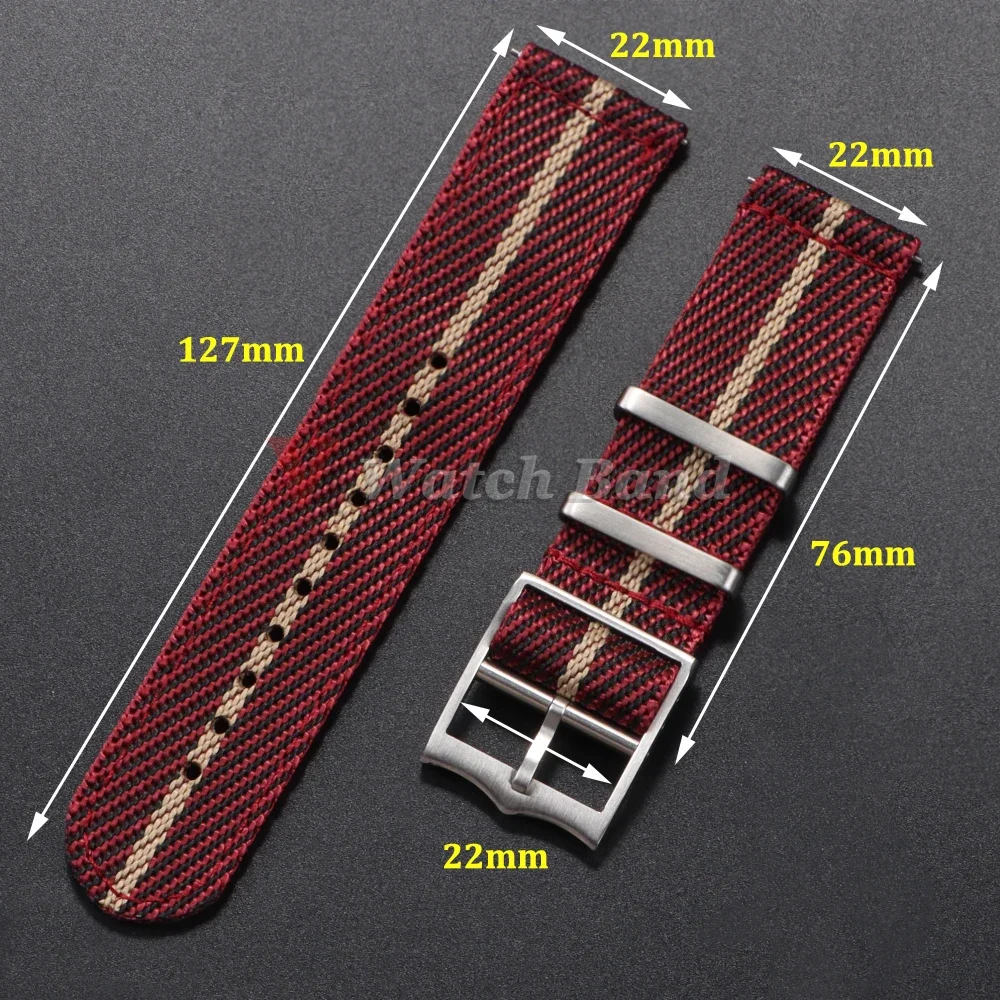 20 22mm Nylon Strap for Tudor  – обзор и цена Nato Strap Nylon