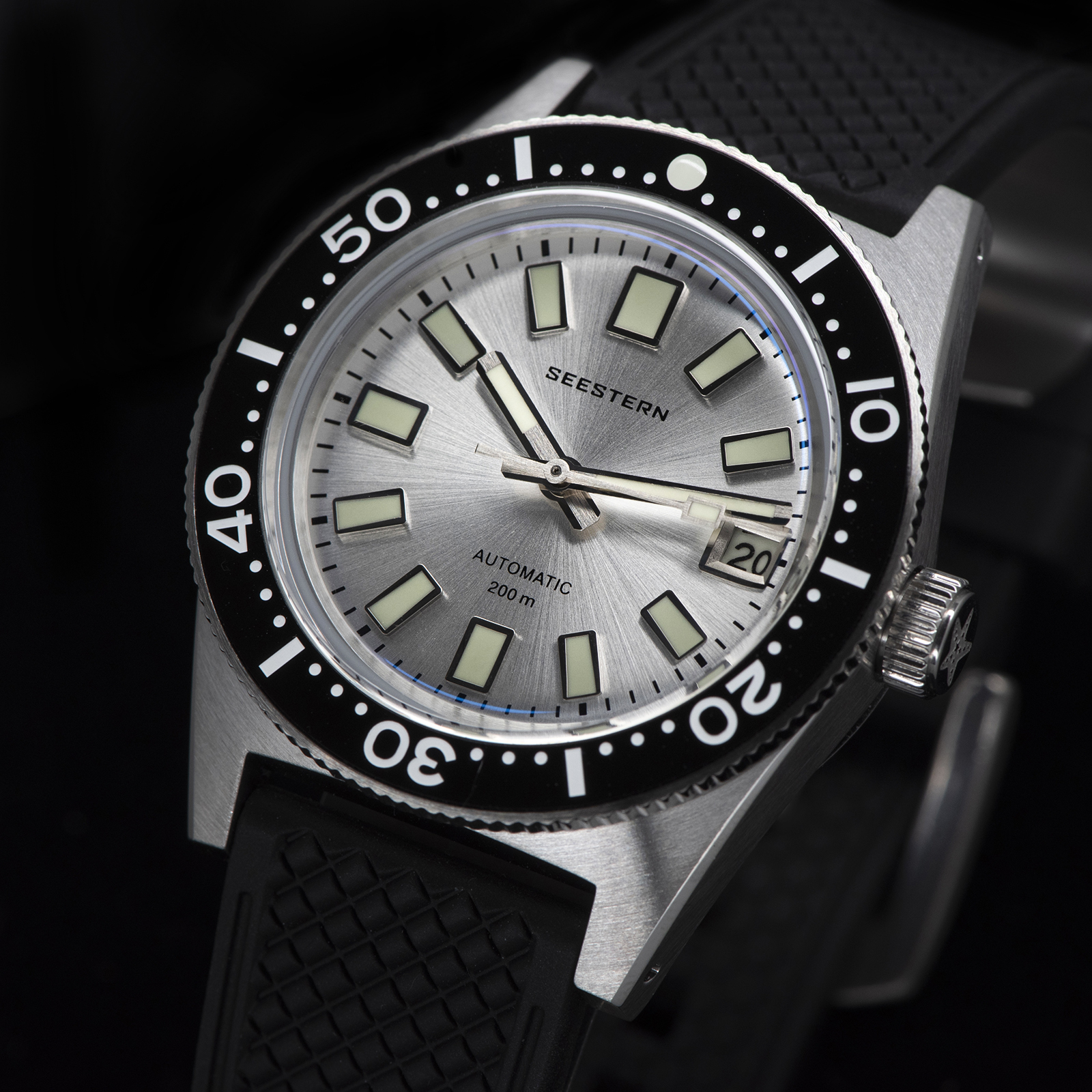SEESTERN Diving Watch 62MAS Au – обзор и цена Rubber Strap Diver