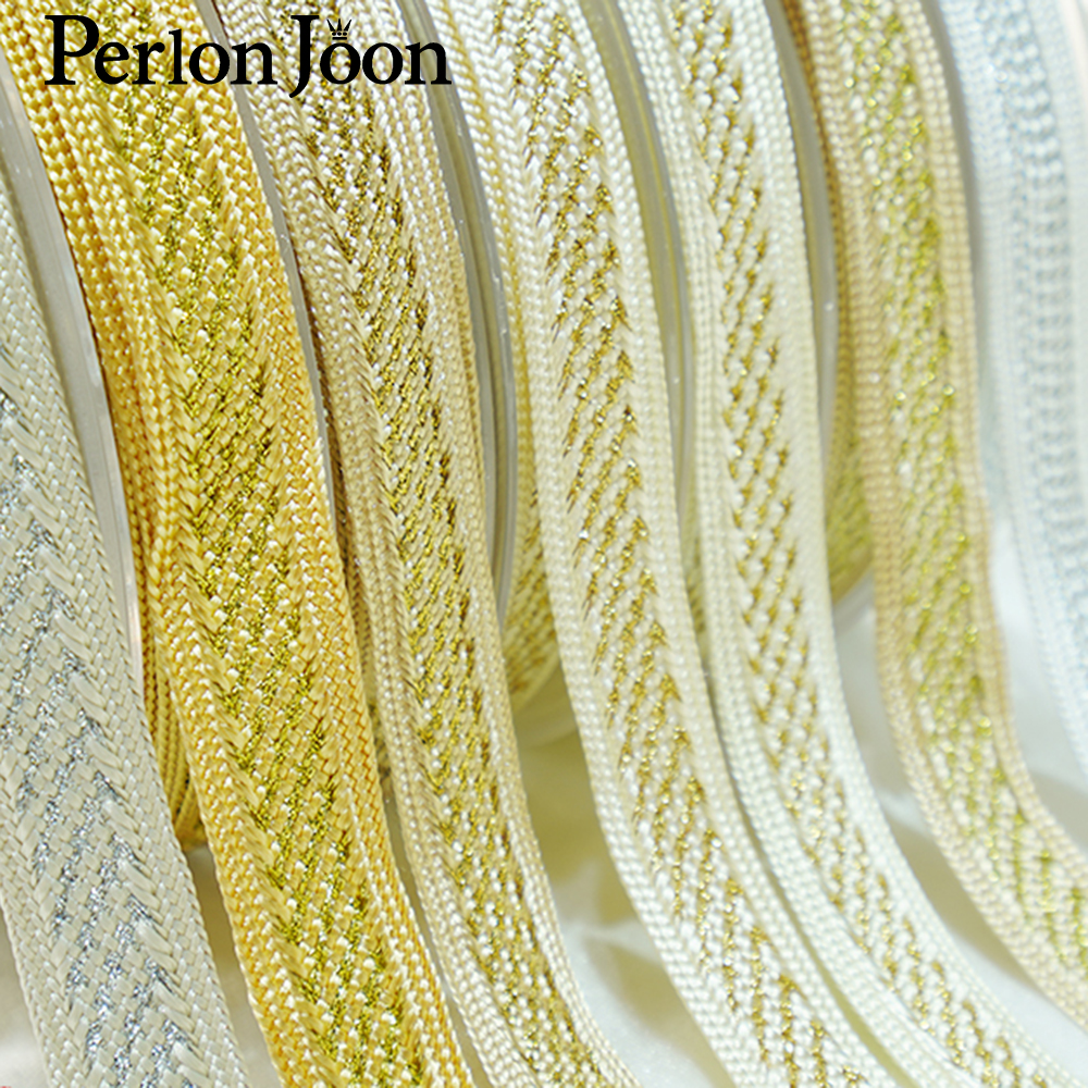 10yards/lot  gold thread polye – обзор и цена Perlon Strap Woven