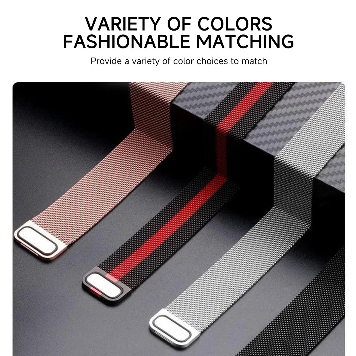 Metal Strap For Fitbit Versa 4 – обзор и цена Milanese Loop Magnetic