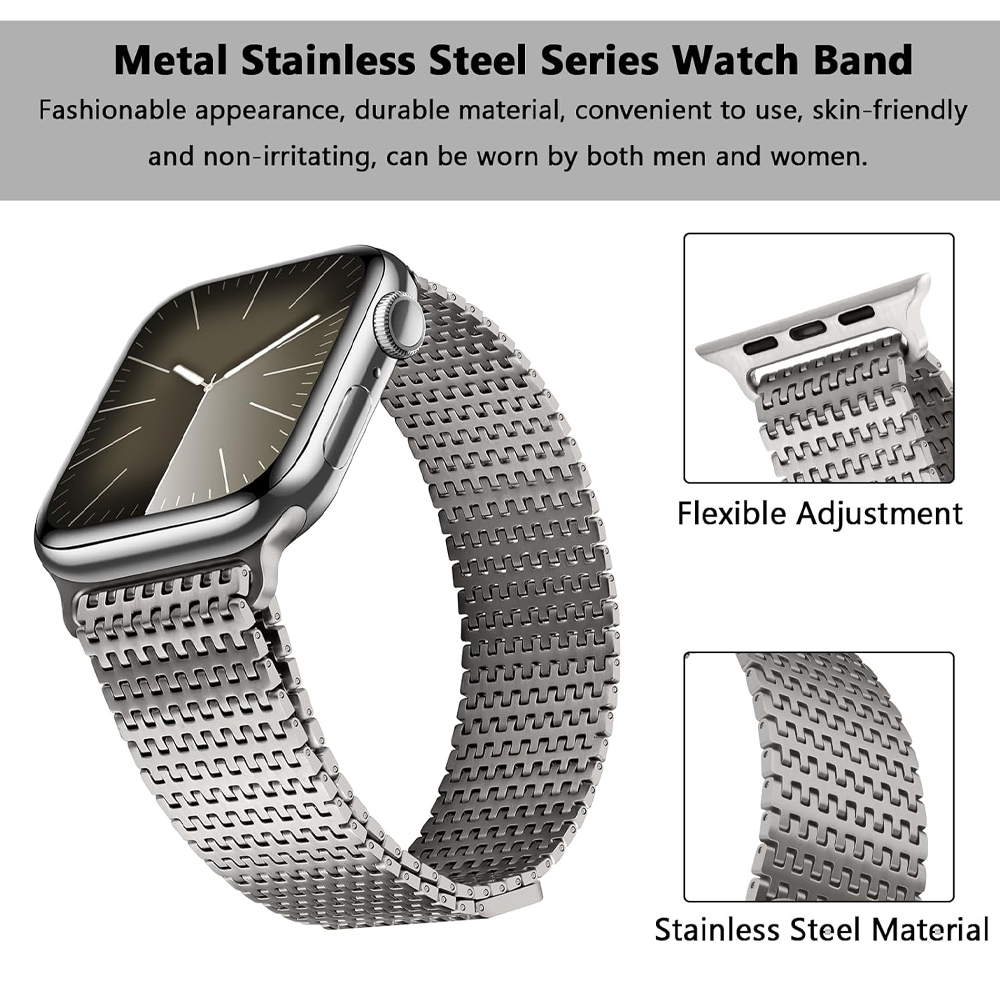 Titanium loop strap for Apple  – обзор и цена Milanese Loop Magnetic