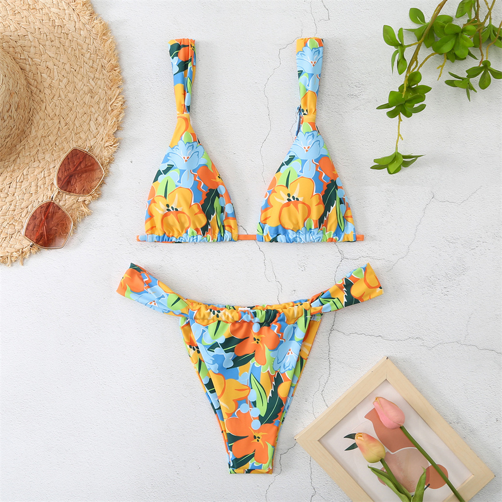 Vintage Print Bikini Thong Str – обзор и цена Tropic Strap Vintage