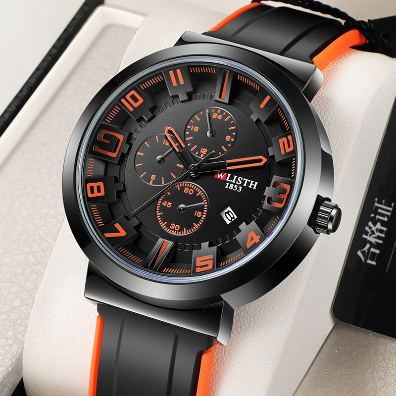 WLISTH Retro Men's Watches Spo – обзор и цена Leather Watch Band Men