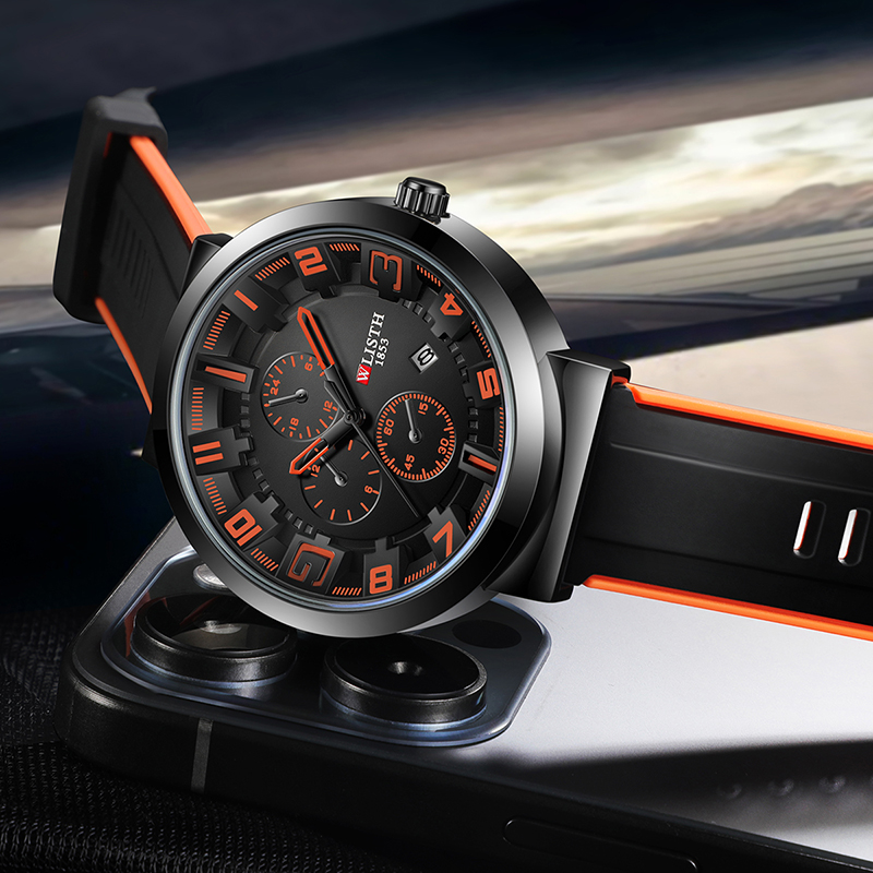WLISTH Retro Men's Watches Spo – обзор и цена Leather Watch Band Men