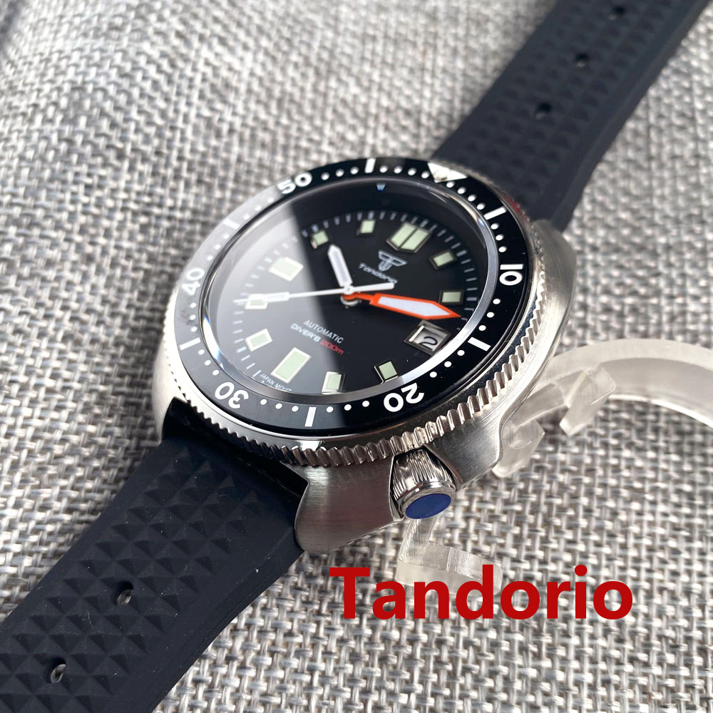 Tandorio 44mm Japan NH35/PT500 – обзор и цена Rubber Strap Diver