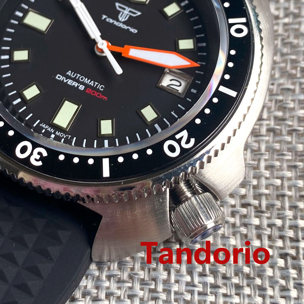 Tandorio 44mm Japan NH35/PT500 – обзор и цена Rubber Strap Diver